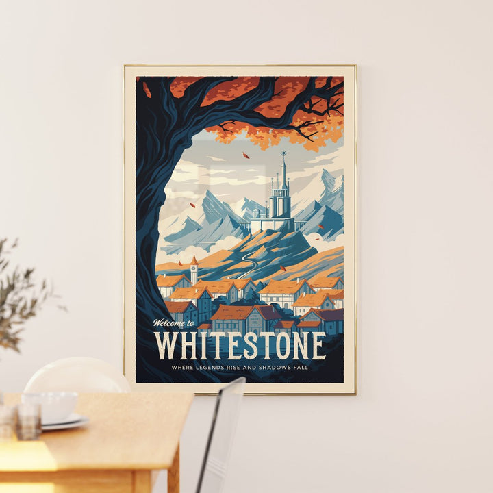 Whitestone Retro Travel Poster