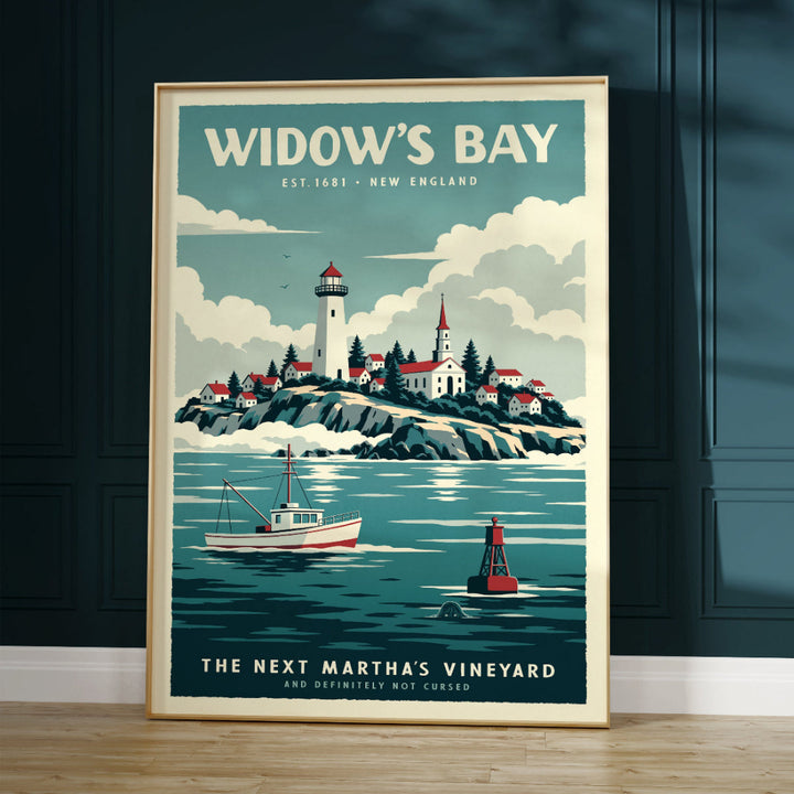 Widow's Bay Travel Poster
