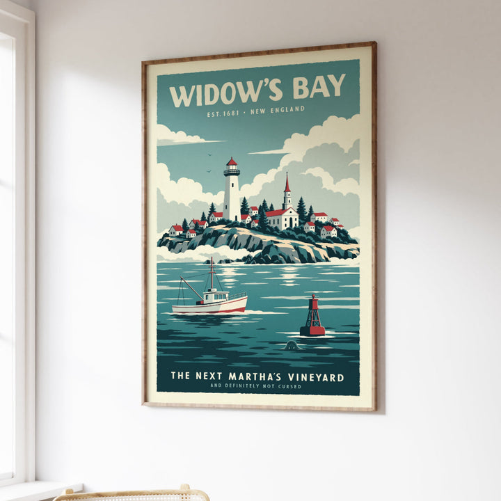 Widow's Bay Travel Poster