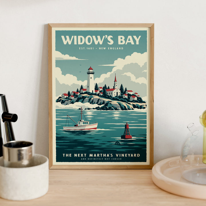 Widow's Bay Travel Poster