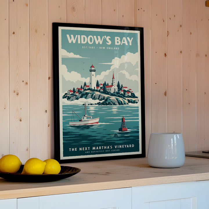 Widow's Bay Travel Poster