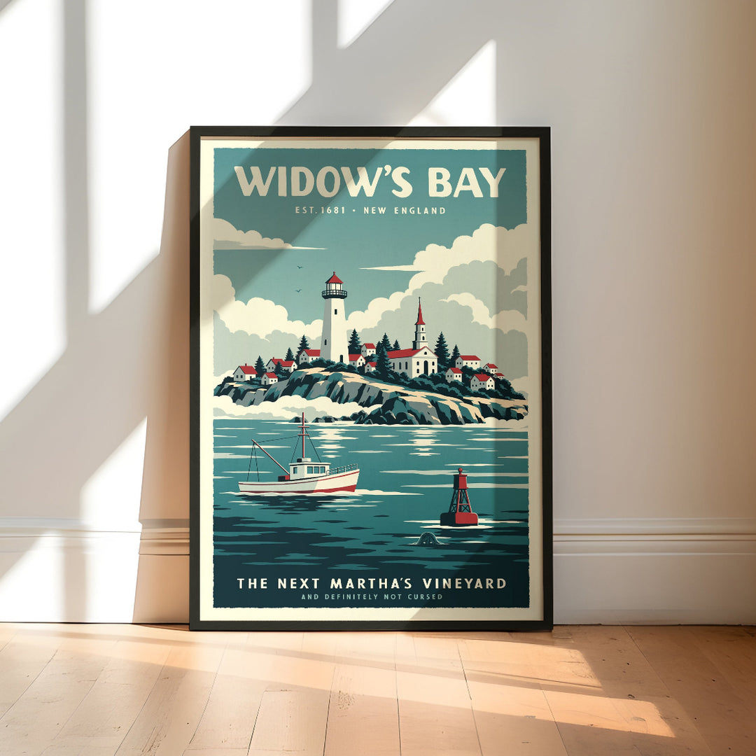 Widow's Bay Travel Poster