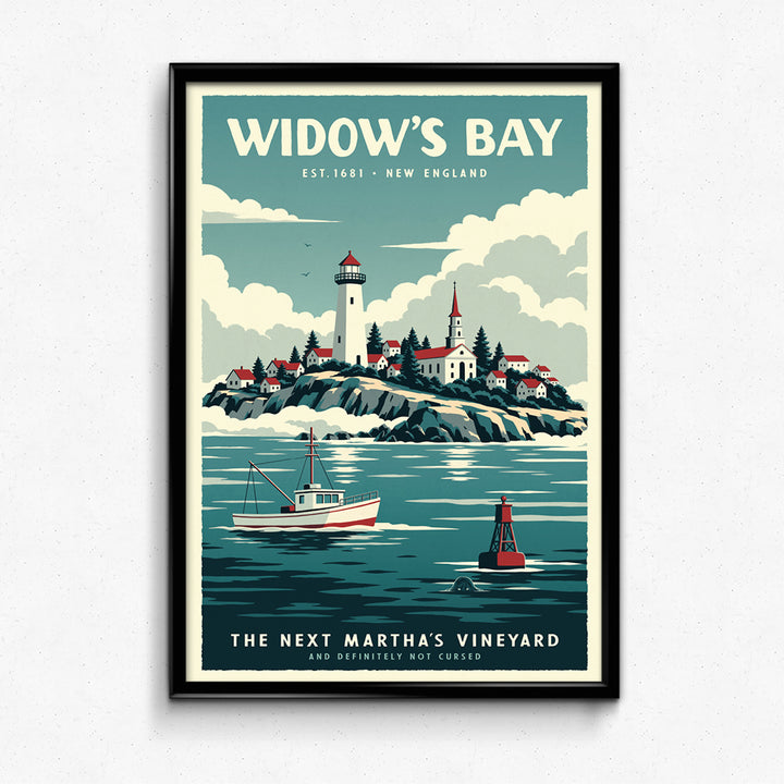 Widow's Bay Travel Poster
