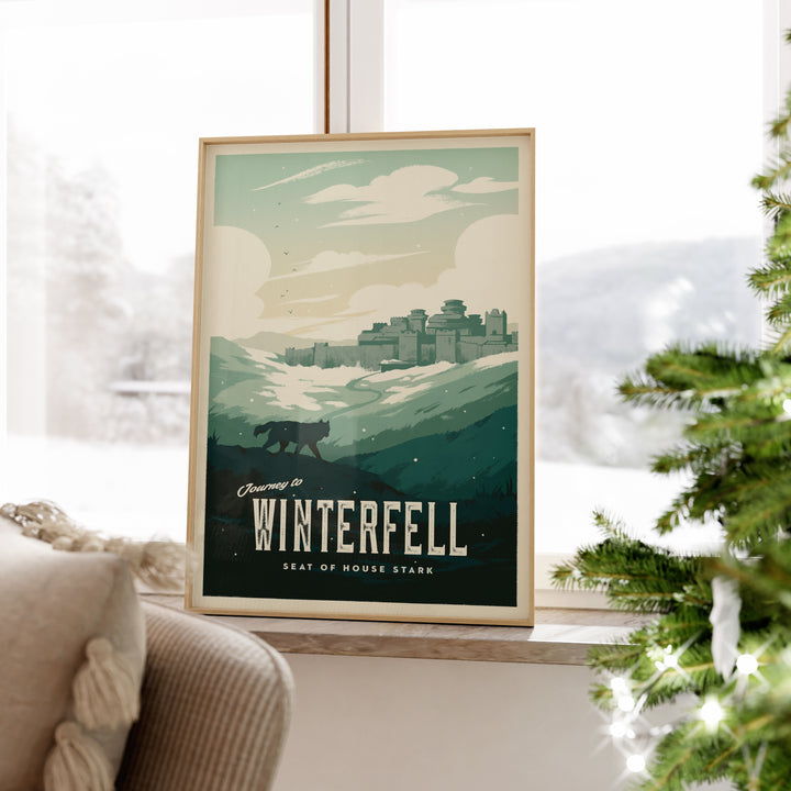 Winterfell Retro Travel Poster