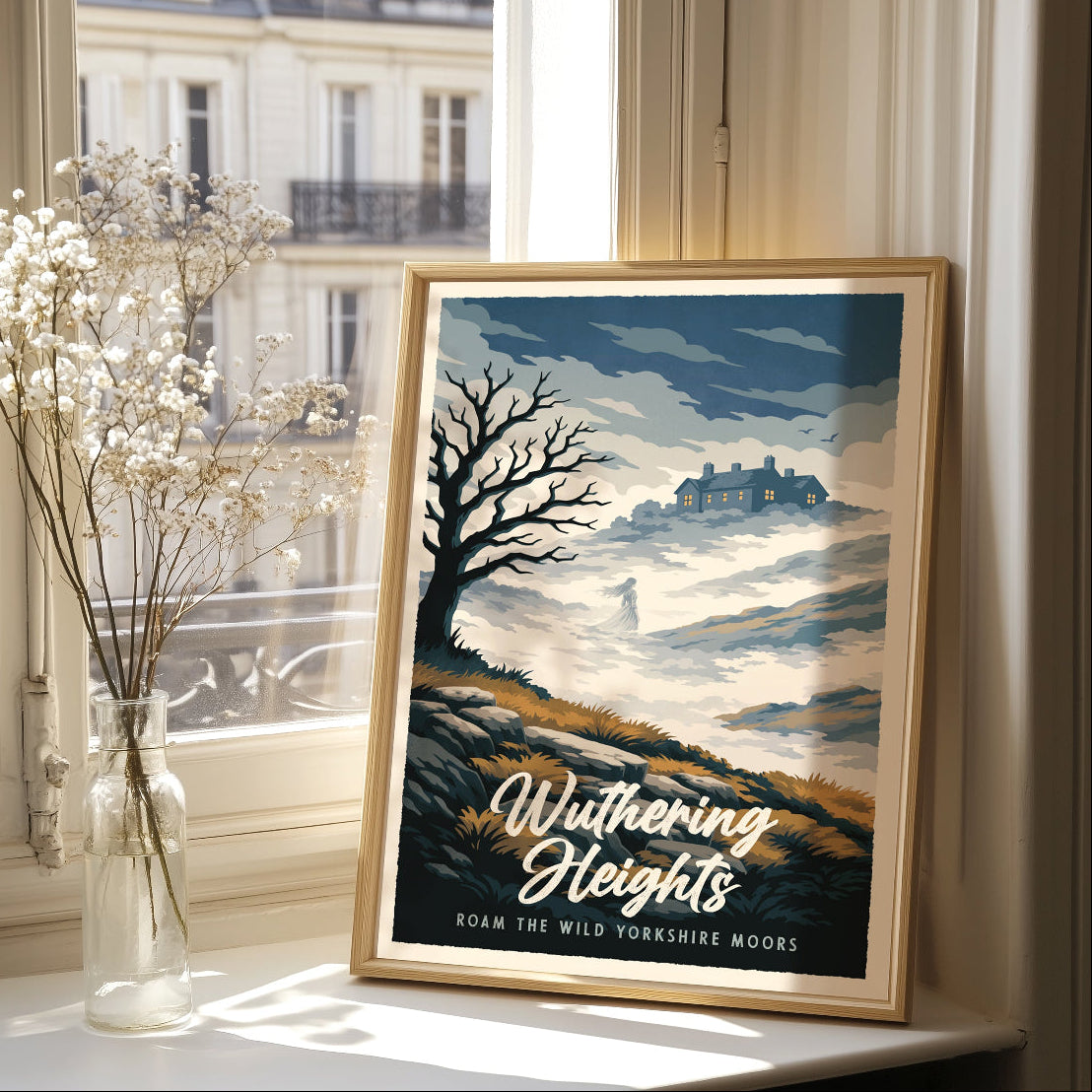【ヒトリエ 】　A2ポスター　10周年記念(約420x594mm) Wuthering Heights Travel Poster – Sylvan Design