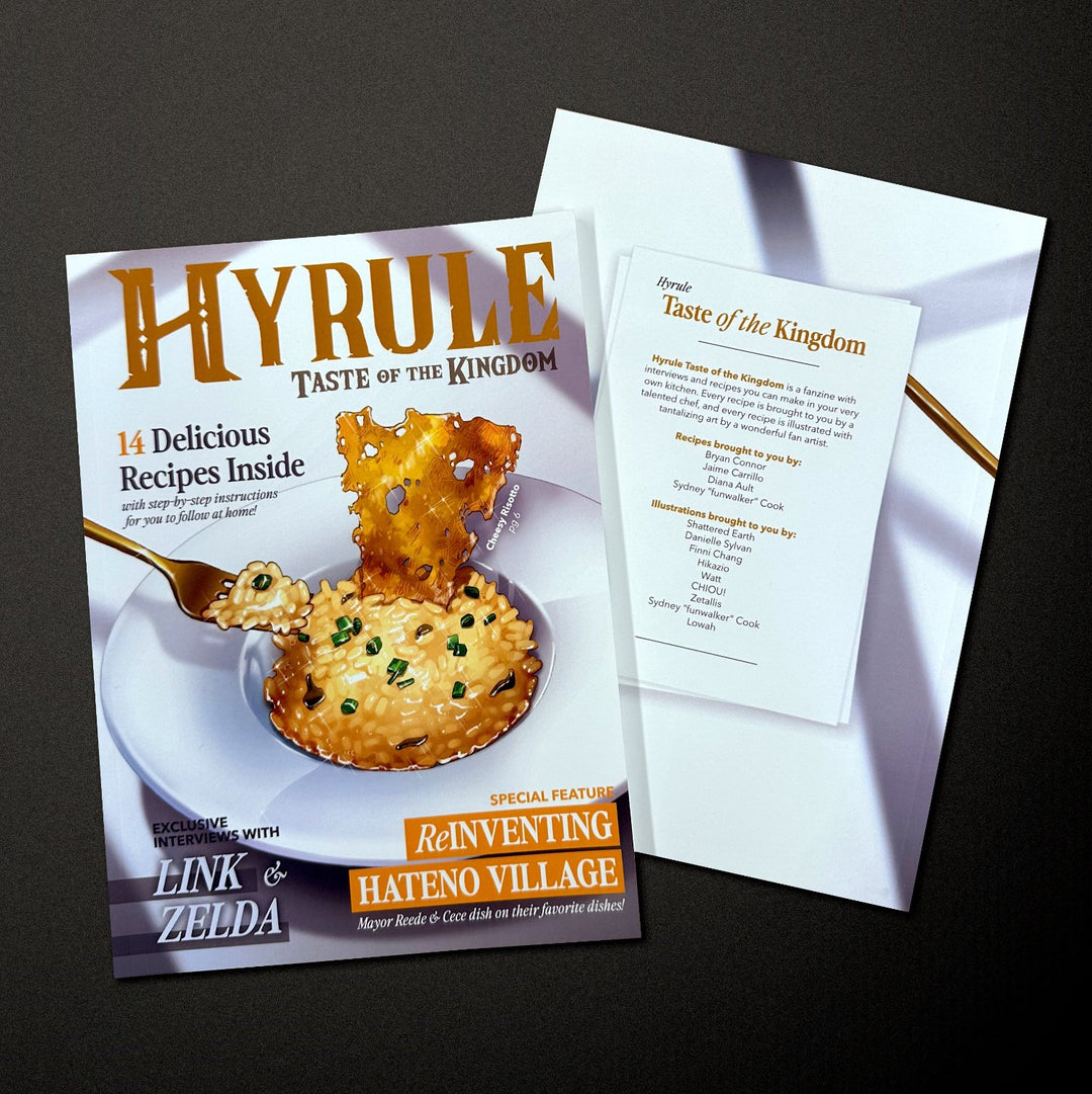 Hyrule: Taste of the Kingdom Cooking Zine