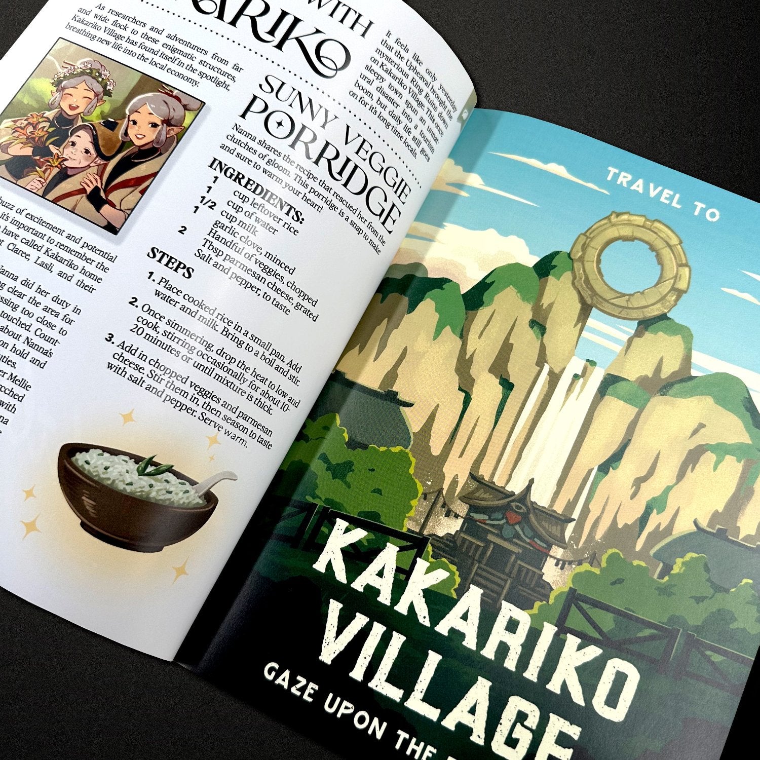 Hyrule: Taste of the Kingdom Cooking Zine – Sylvan Design