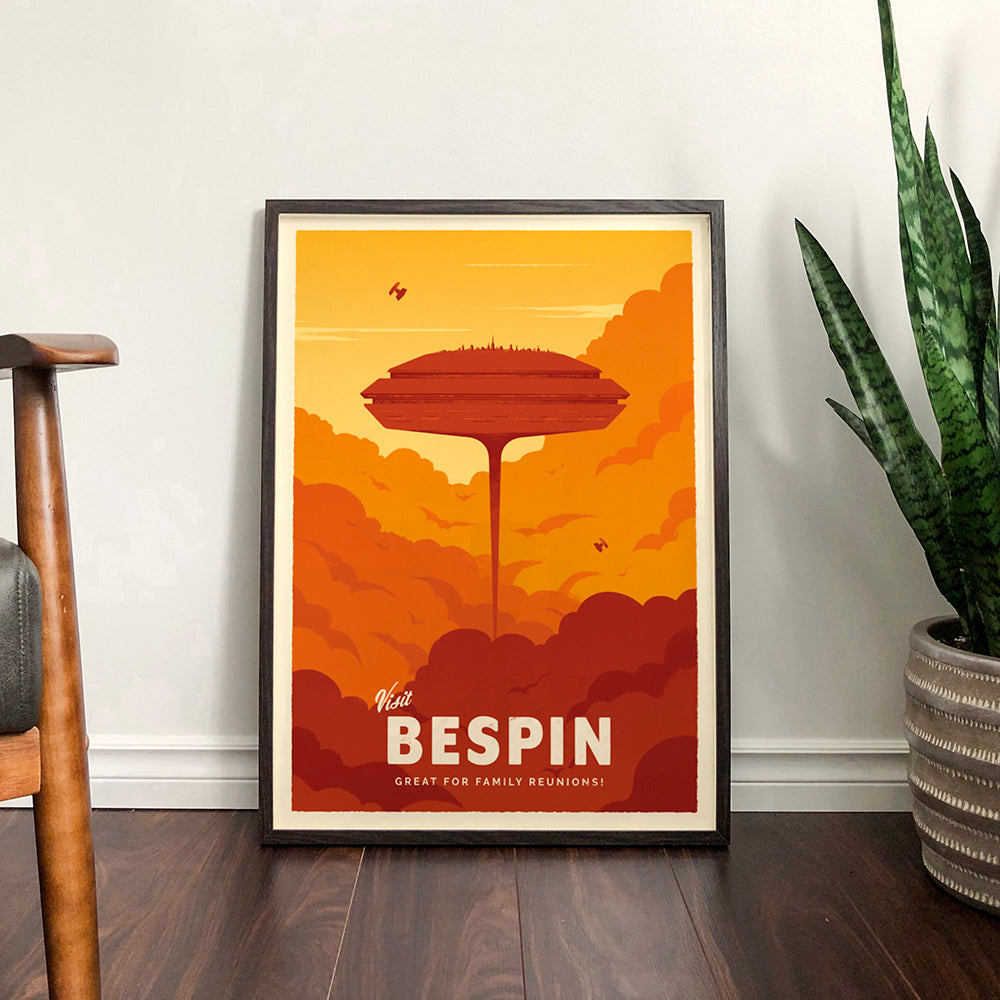 Bespin Retro Travel Poster