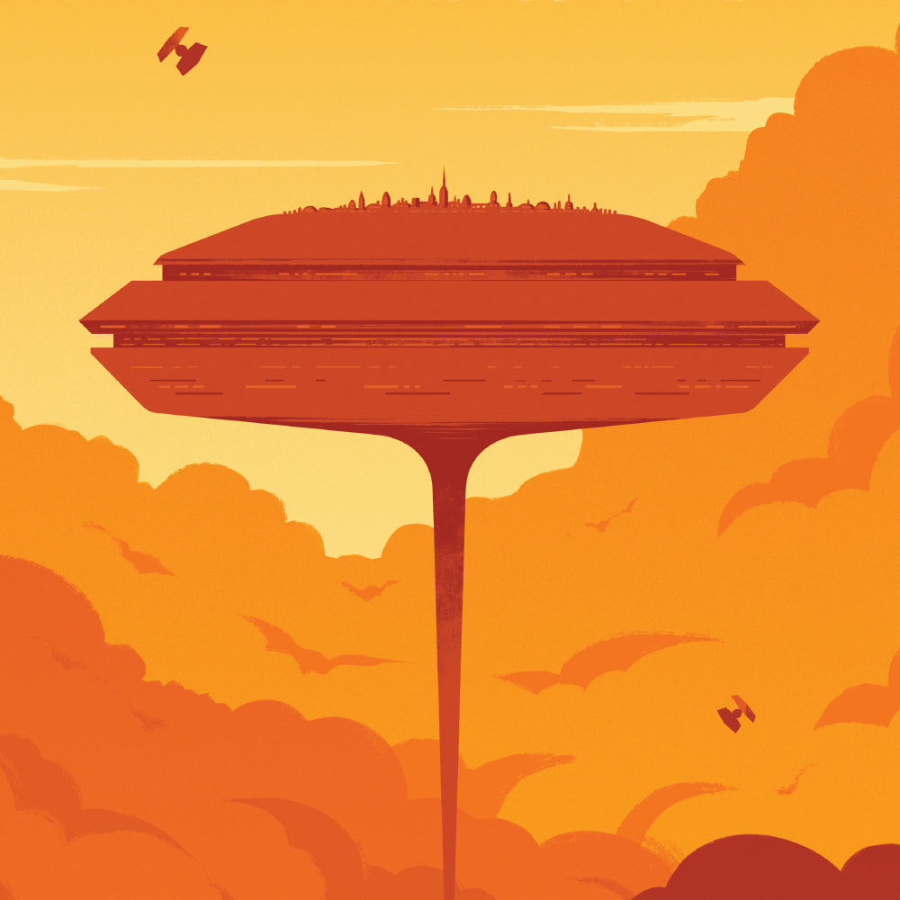 Bespin Retro Travel Poster