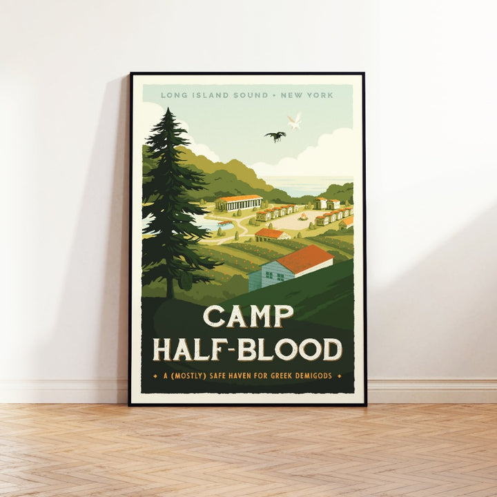 Camp Half-Blood Travel Poster