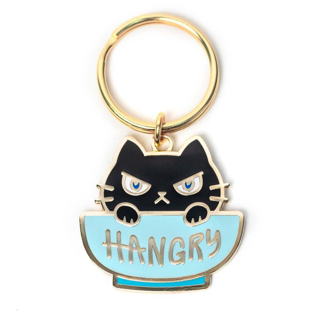 Hangry Cat Keychain