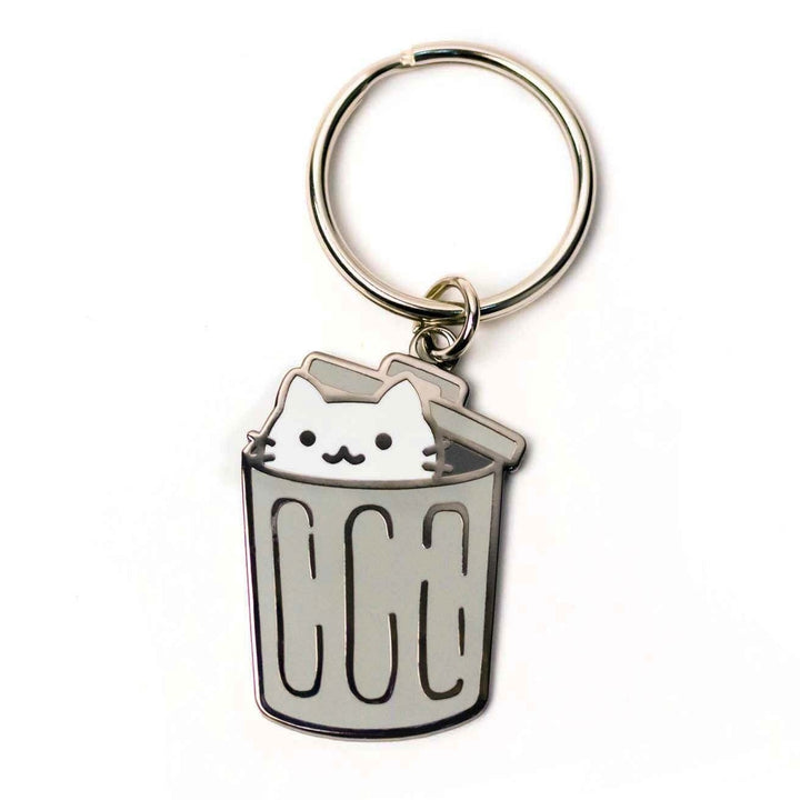 Trash Cat Keychain