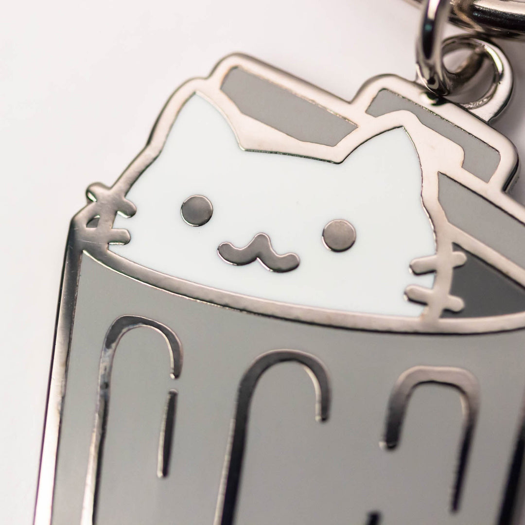 Trash Cat Keychain