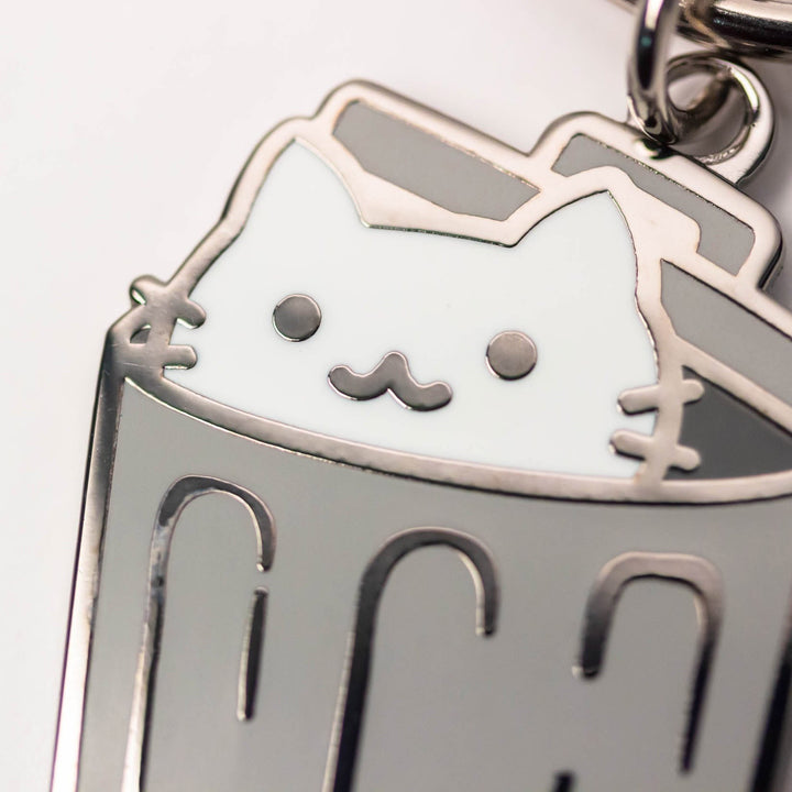 Trash Cat Keychain