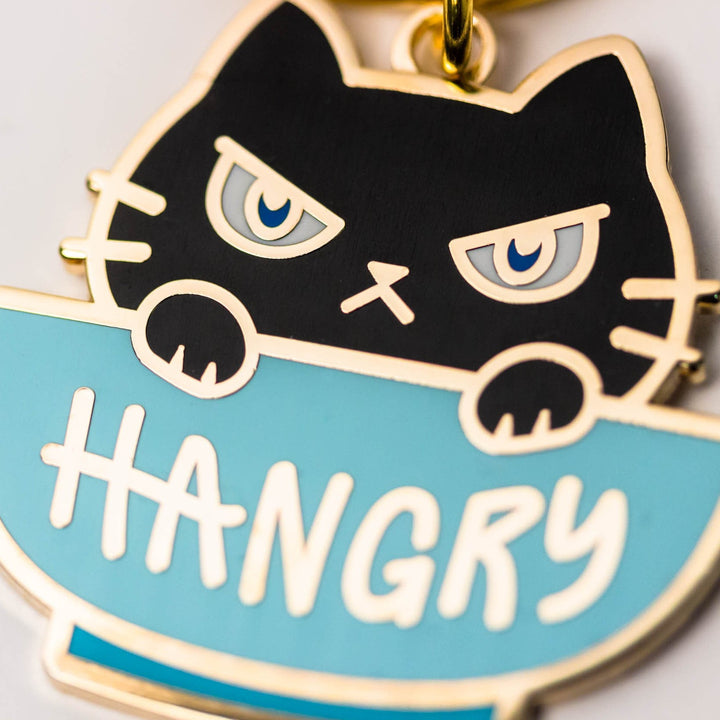 Hangry Cat Keychain