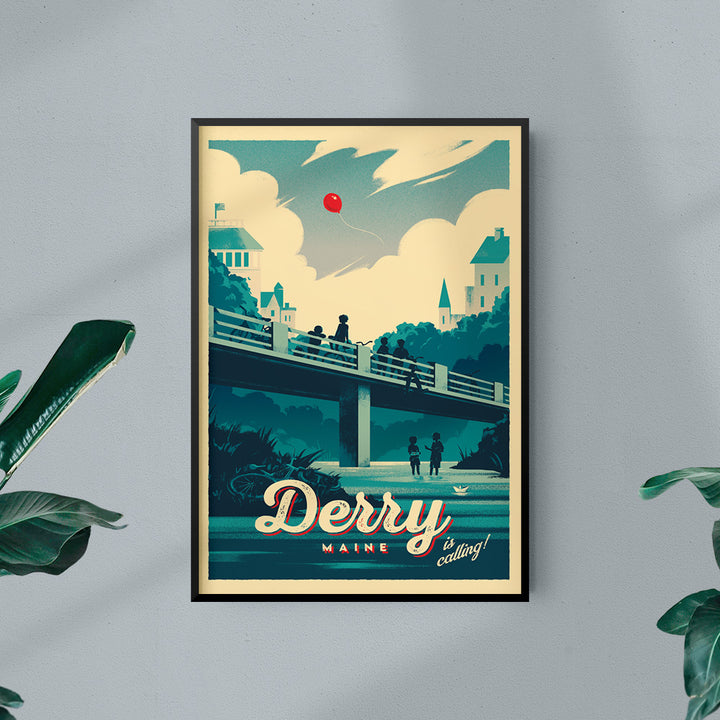 Derry Maine Travel Poster