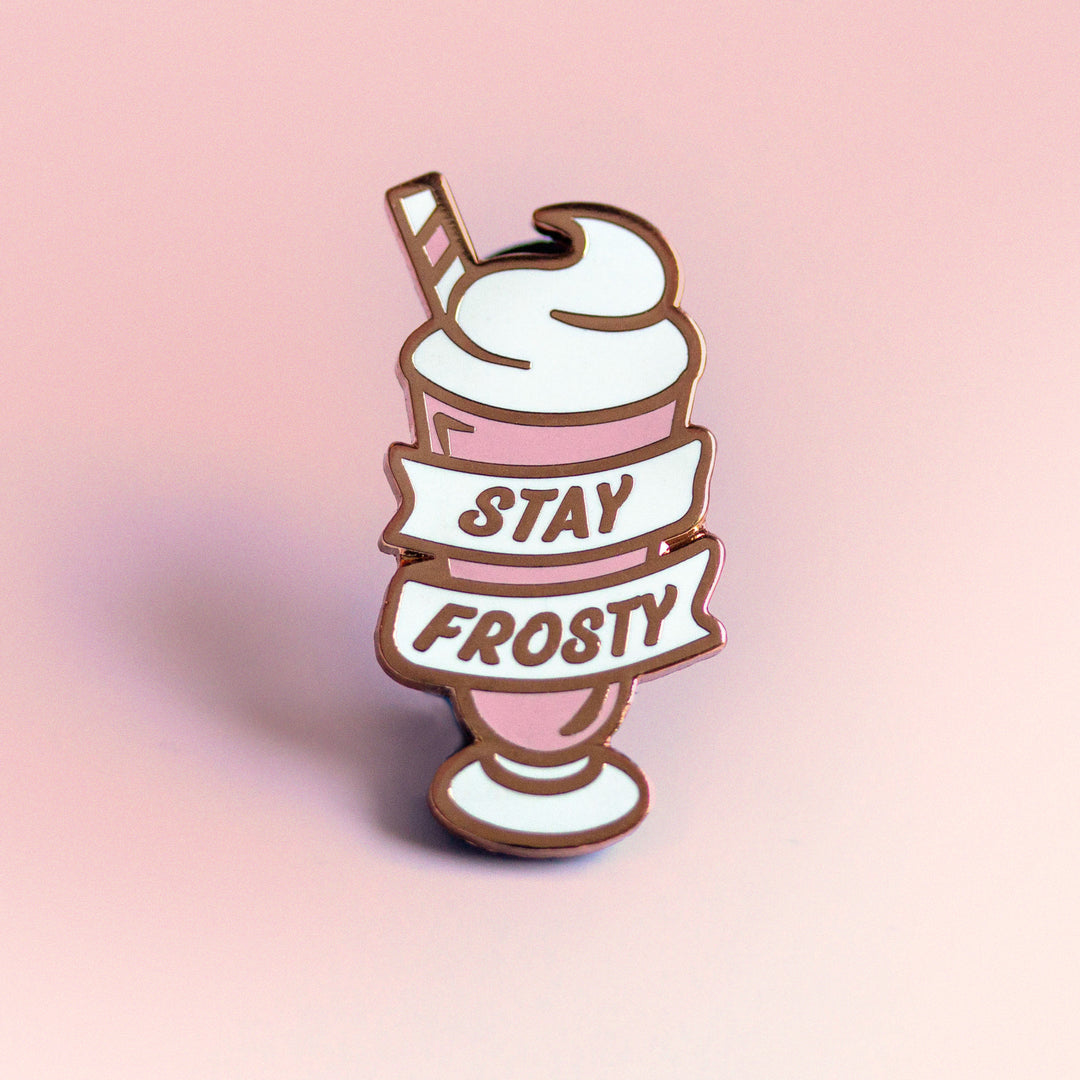 Frosty Milkshake Enamel Pin