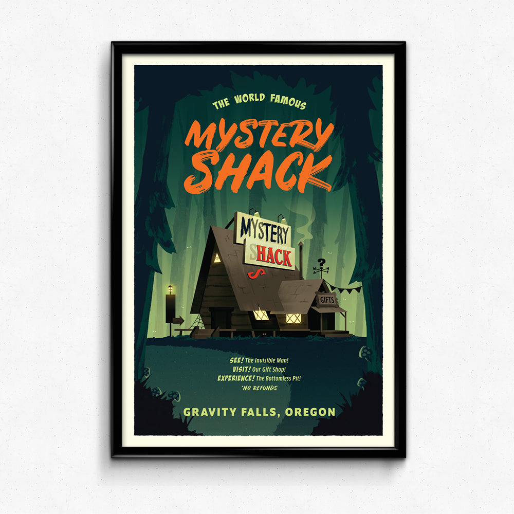 Mystery Shack Travel Poster – Sylvan Design Co.