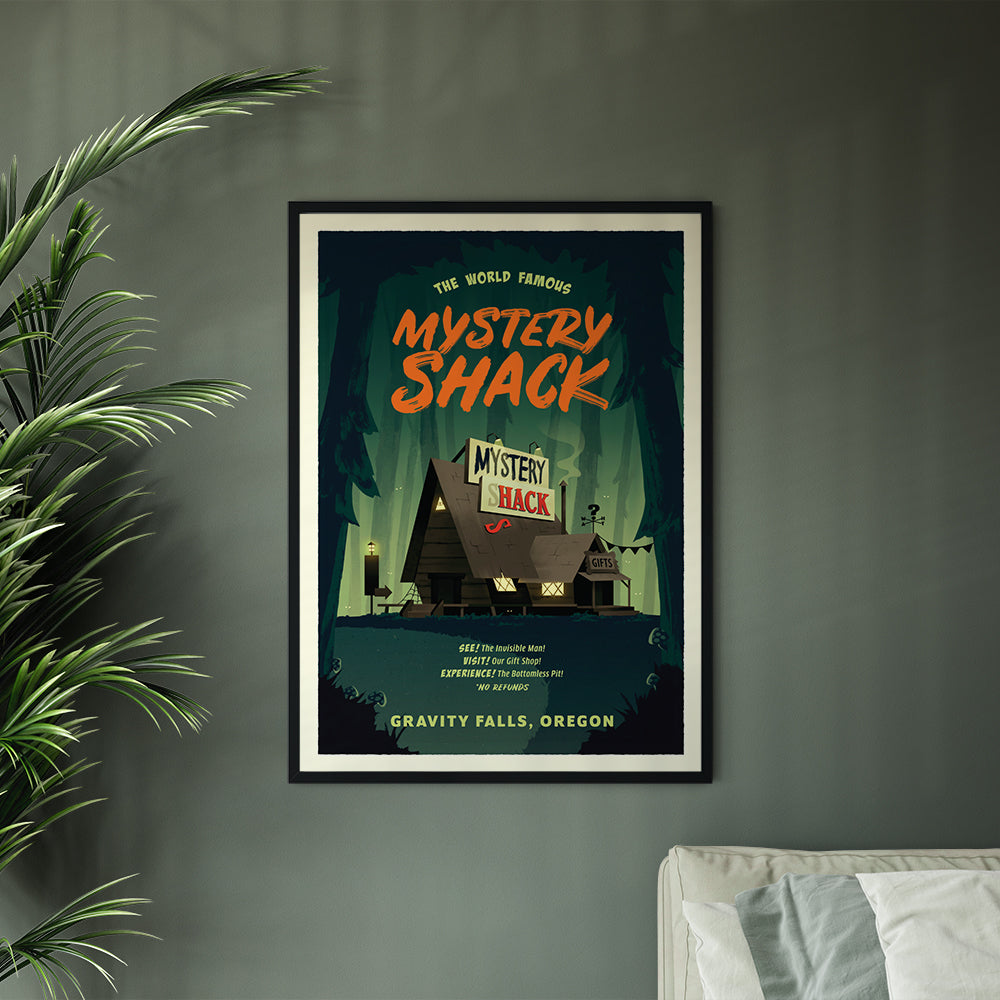 Mystery Shack Travel Poster – Sylvan Design Co.