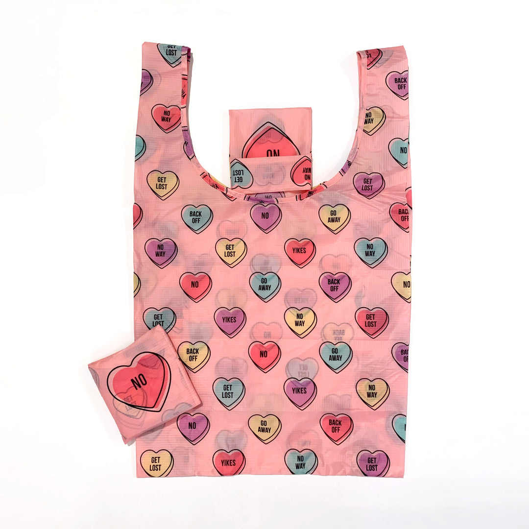 Conversation Heart Reusable Bag