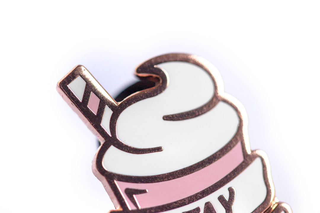 Frosty Milkshake Enamel Pin