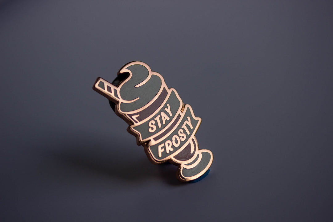 Frosty Milkshake Enamel Pin