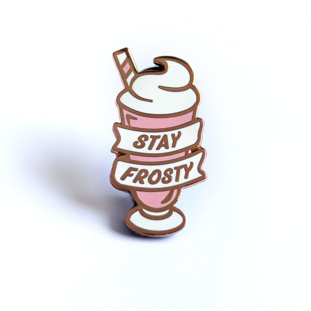 Frosty Milkshake Enamel Pin