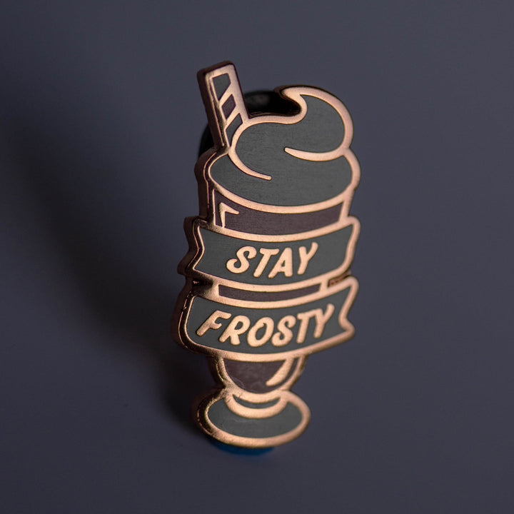 Frosty Milkshake Enamel Pin