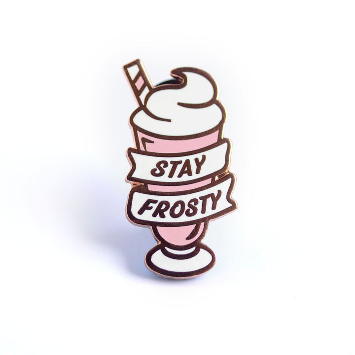 Frosty Milkshake Enamel Pin