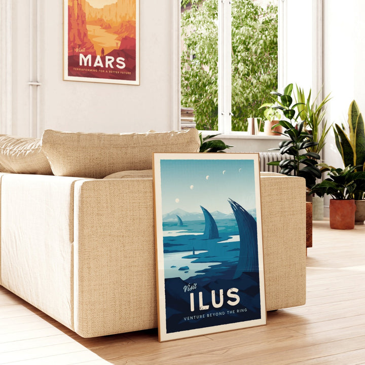 Ilus Retro Travel Poster