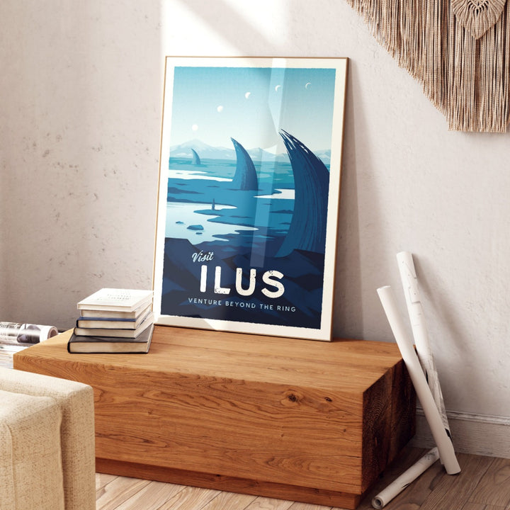 Ilus Retro Travel Poster