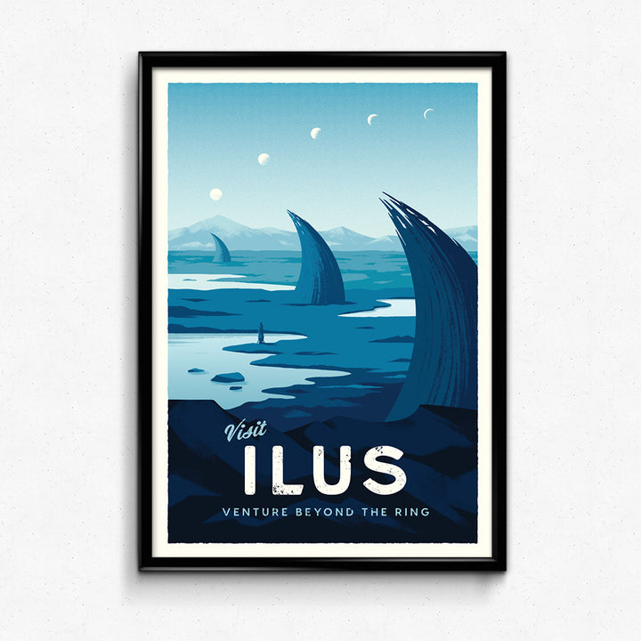 Ilus Retro Travel Poster