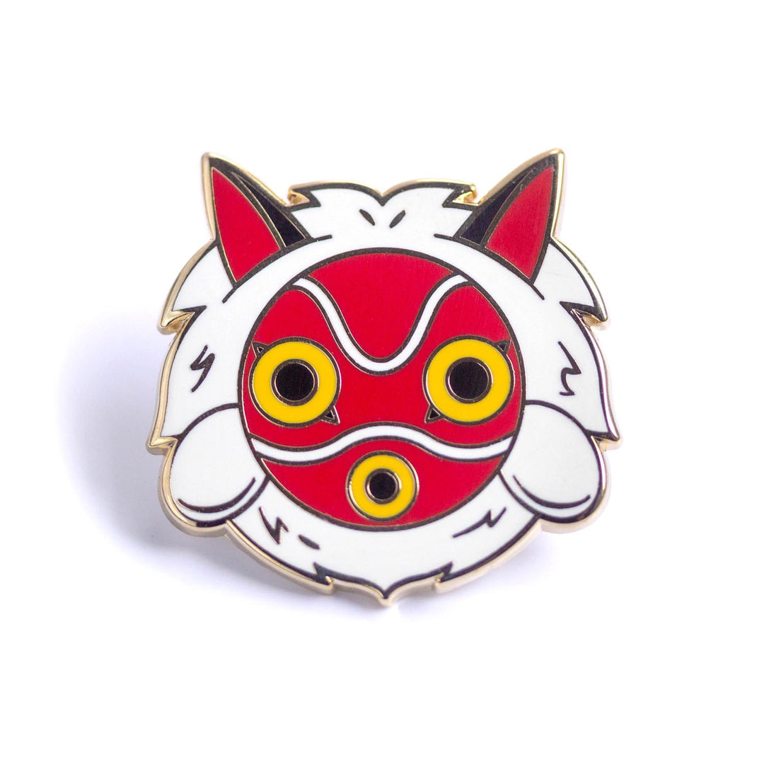 Mononoke Mask Enamel Pin