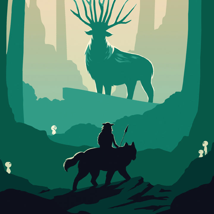 Princess Mononoke Minimalist Poster