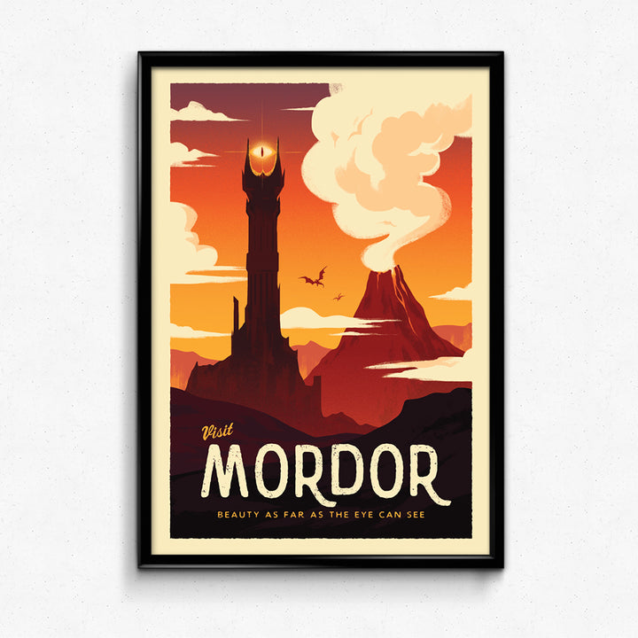 LOTR Retro Travel Poster Bundle