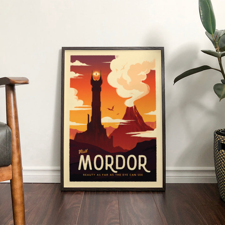 Mordor Travel Poster