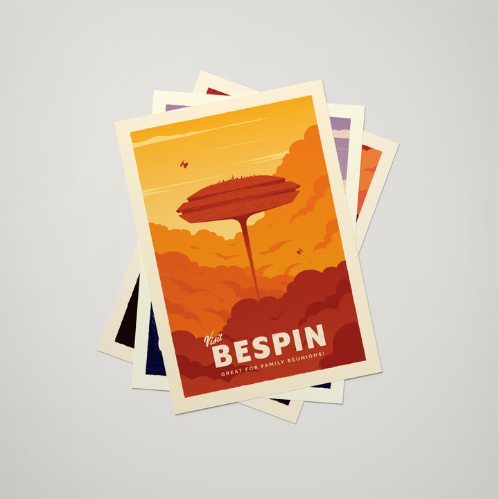 Mini Print Bespin, Coruscant, & Mustafar Travel Bundle