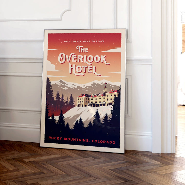 The Overlook Hotel Retro Travel Poster