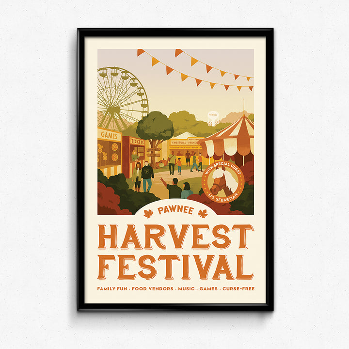 Pawnee Harvest Festival Poster