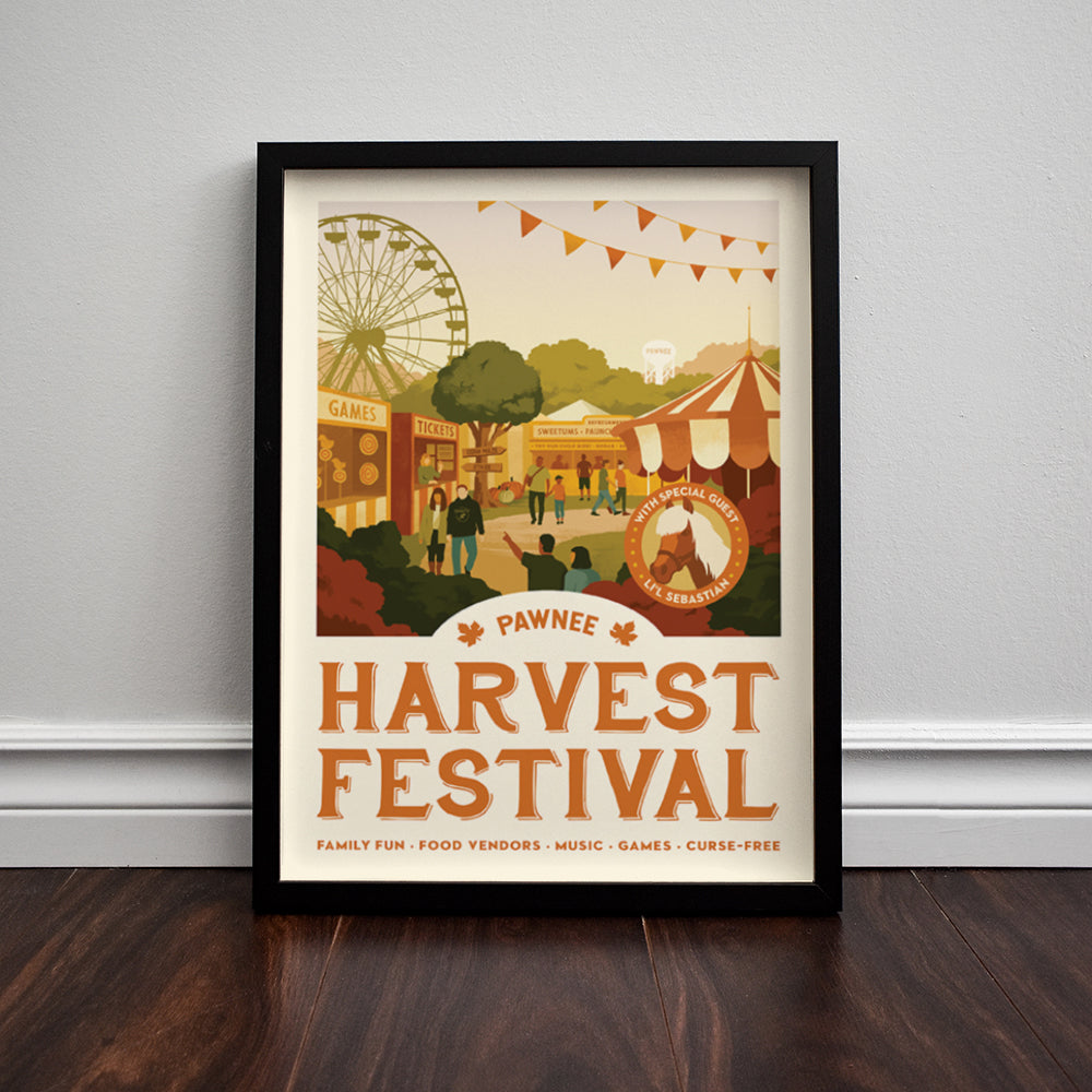 Pawnee Harvest Festival Poster