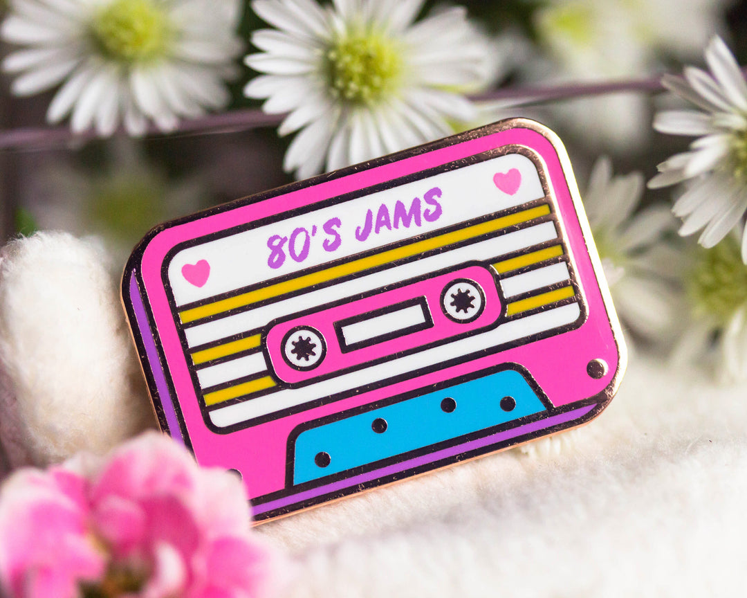 Cassette Mixtape Retro Enamel Pin