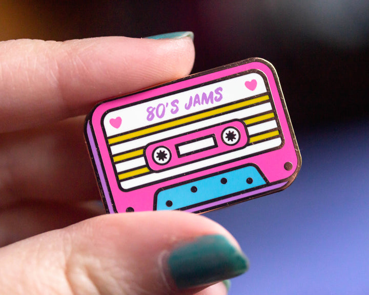 Cassette Mixtape Retro Enamel Pin