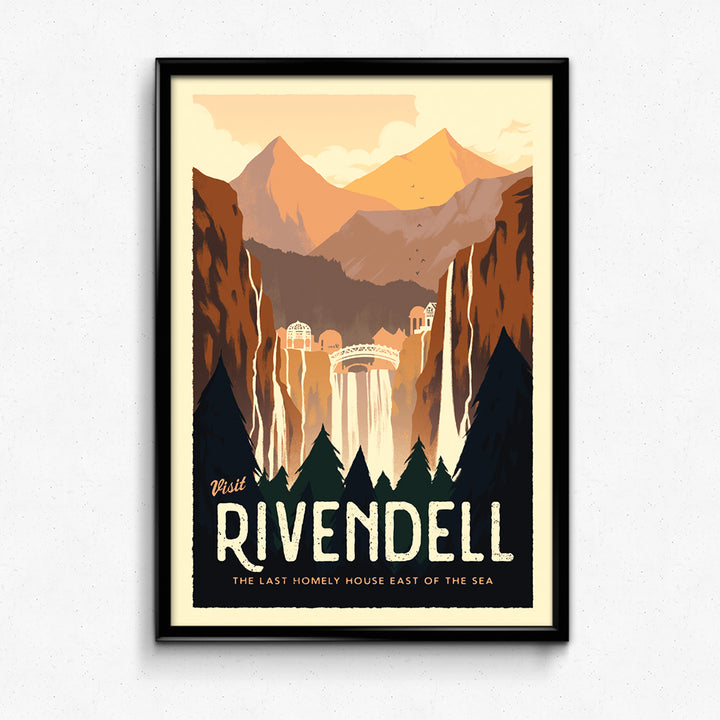 LOTR Retro Travel Poster Bundle