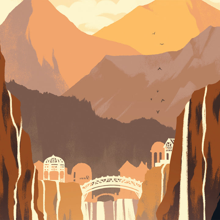 Rivendell Travel Poster