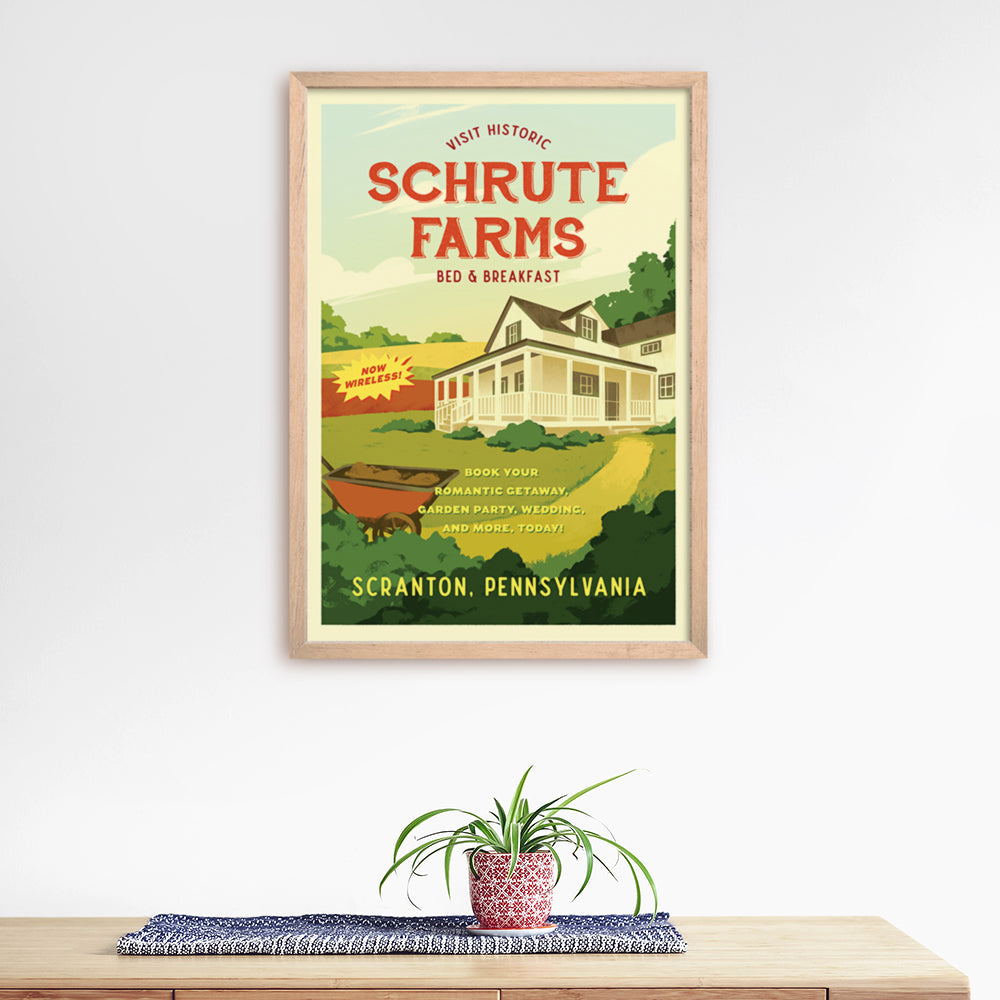 Schrute Farms Travel Poster