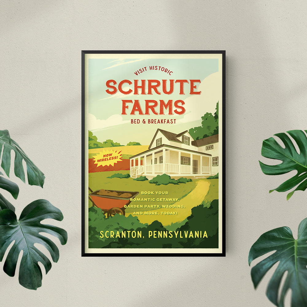 Schrute Farms Travel Poster