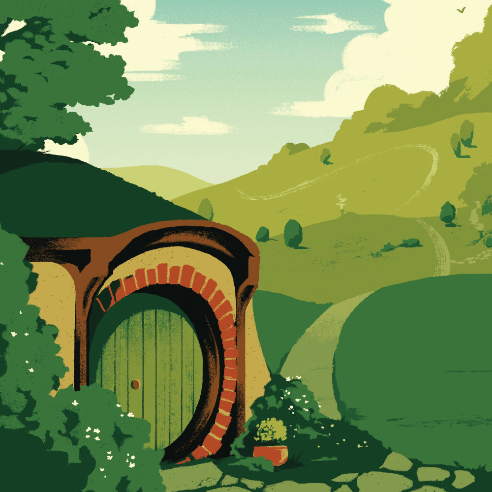 The Shire Travel Poster