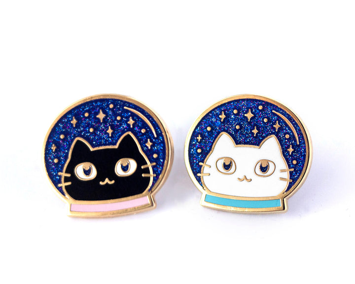 Space Cat Enamel Pins