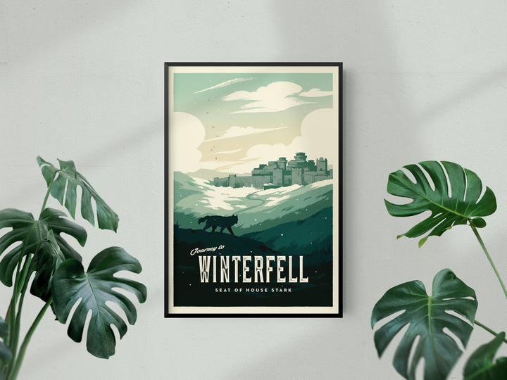 Winterfell Retro Travel Poster